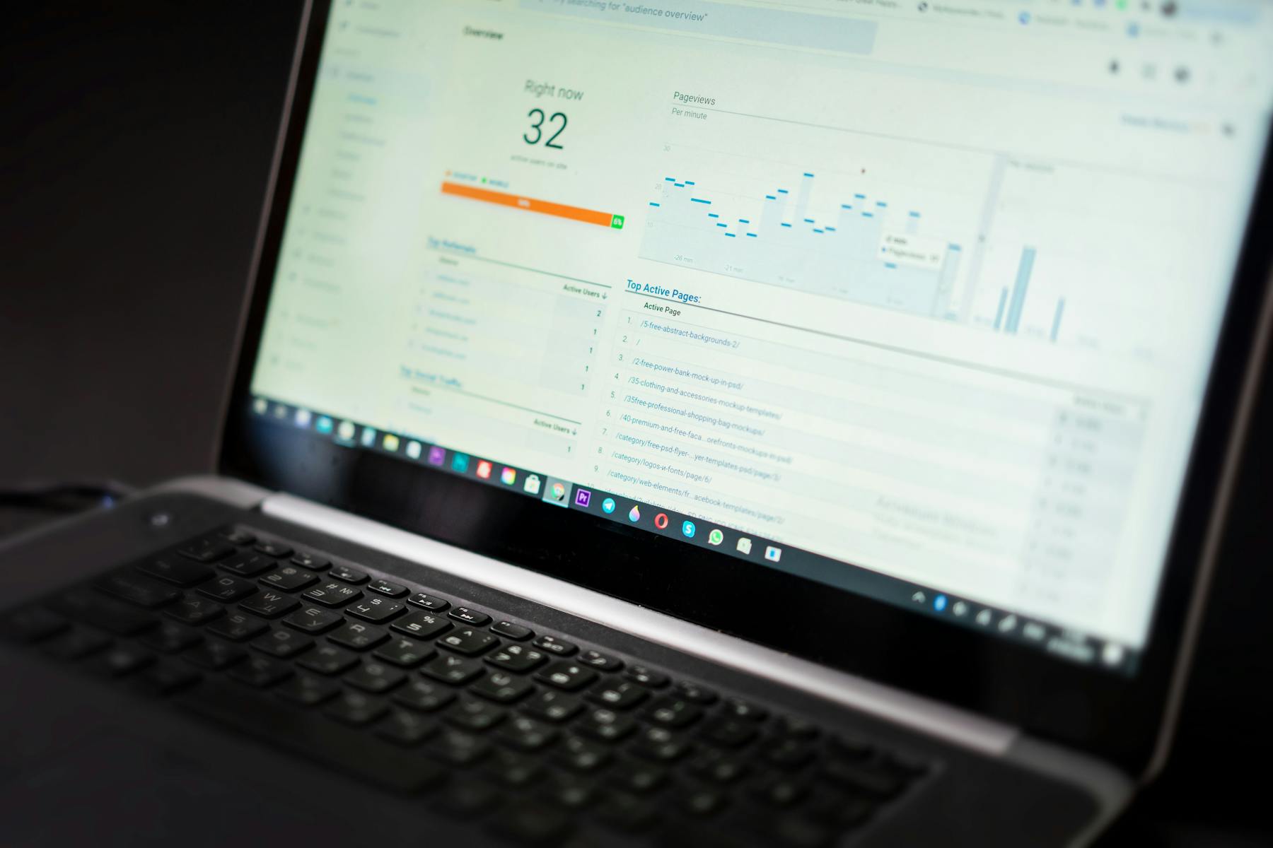 Dark SaaS dashboard interface preview.